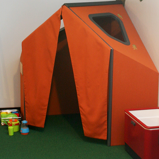 children's play camping area